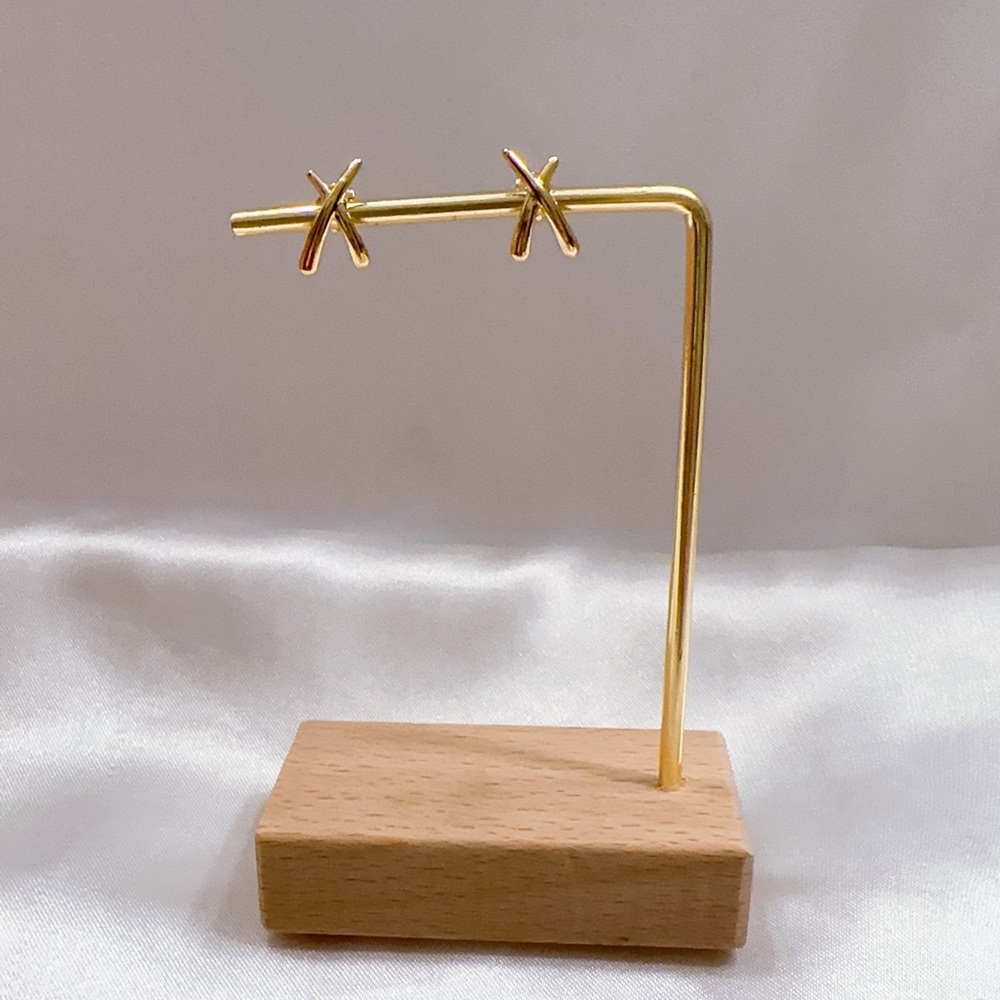 14k yellow gold earrings